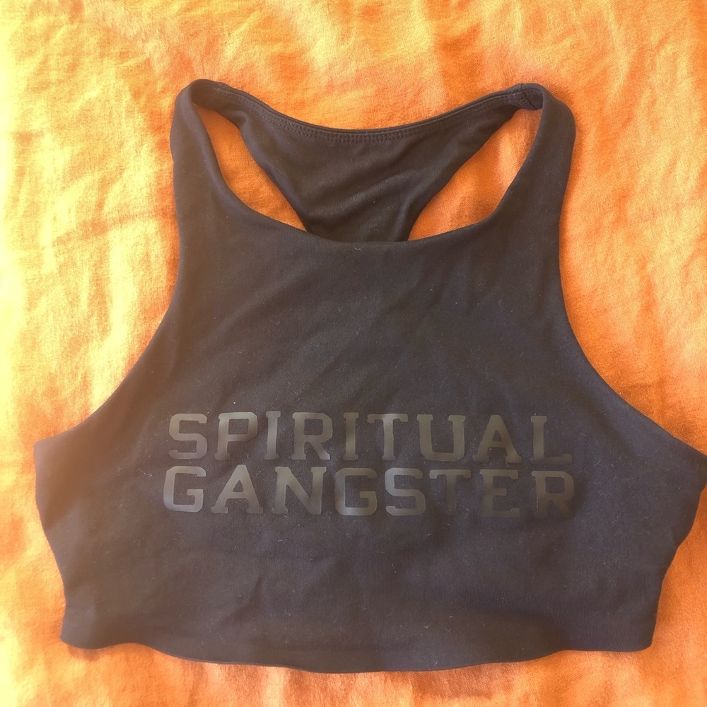 Spiritual Gagster Varsity High Neck Sports Bra